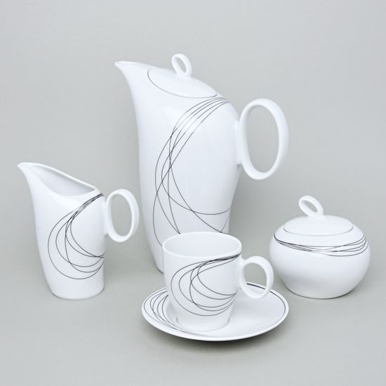 Fututre 30158: Coffee set for 6 pers., Thun 1794 Carlsbad porcelain