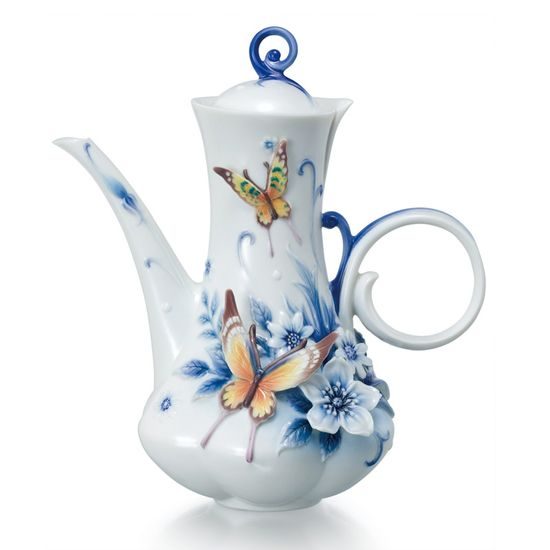 ETERNAL LOVE SCULPTURED porcelain teapot 21.6 cm, FRANZ porcelain