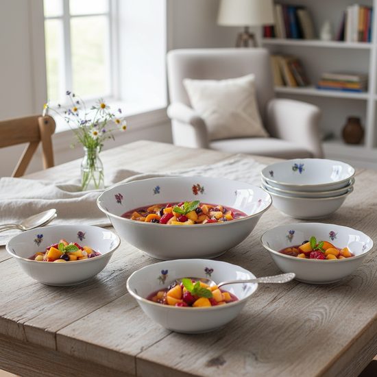 Compot set for 6 pers., Hazenka, Cesky porcelan a.s.