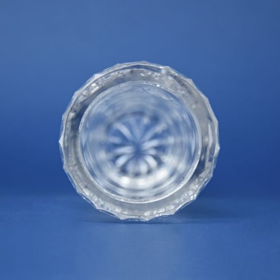 Crystal Hand Cut Vase - Cylinder, Comet, 255 mm, GLASSPO / Crystal Bohemia