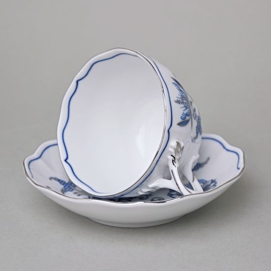 Cup and saucer B + B, 210 ml / 14 cm for coffee, Cesky porcelan a.s.