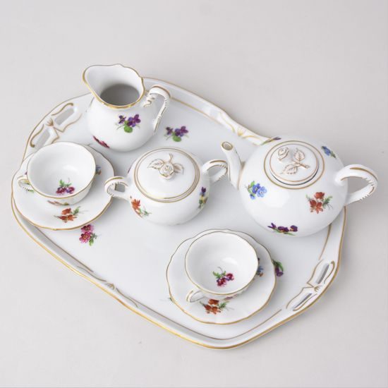 Tea set mini 8 pcs., rakouská házenka, Český porcelán a.s.