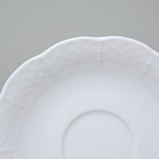 Šálek 140 ml rovný a podšálek 135 mm, Thun 1794, karlovarský porcelán, NATÁLIE bílá