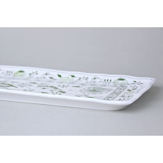 Tray square 45 x 16 cm, Green Onion Pattern, Cesky porcelan a.s.