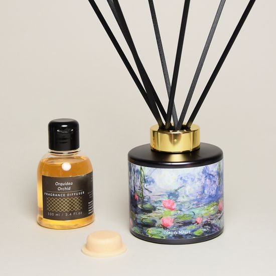 Home fragrance - Orchid (Claude Monet - Waterlilies), Diffuser, Goebel