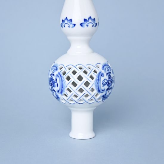 Christmas tree tip - perforated 7,5 x 22 cm, Original Blue Onion Pattern