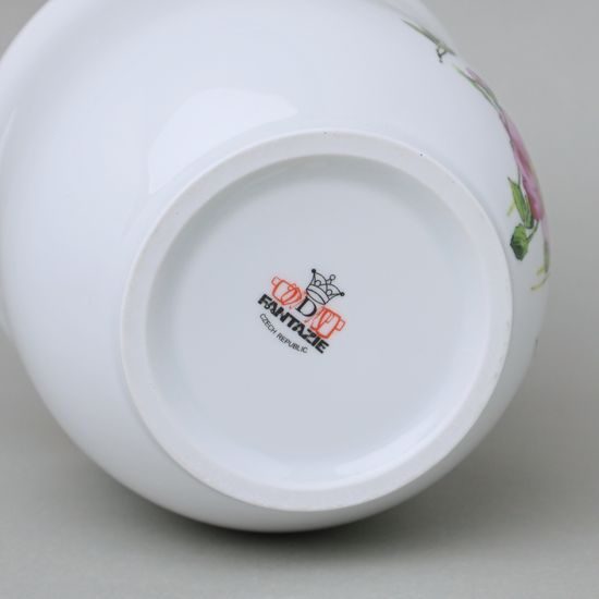 Květináč bez uch, bez nožky pr.15,5; v.13 cm, květinová louka, Český porcelán a.s.