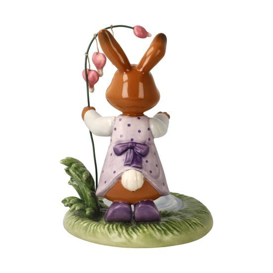Rabbit figurine with a pond 10 / 10.5 / 13cm, stoneware, Goebel