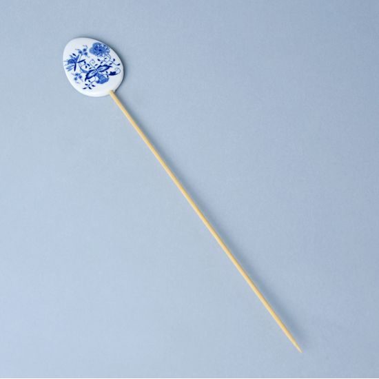 Velikonoční ozdoba - vajíčko na špejli do květníku 5,5 x 3,9 cm, Zápich, Cibulák, originální z Dubí