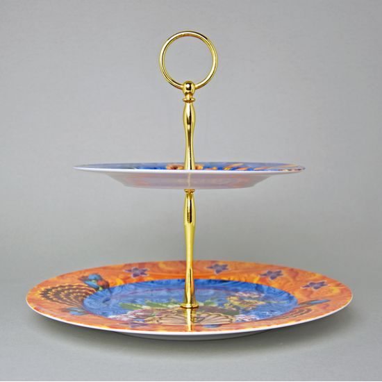 2-pcs. Compartment dish (27 + 19 cm), Foulard, Lamart: Palais Royal