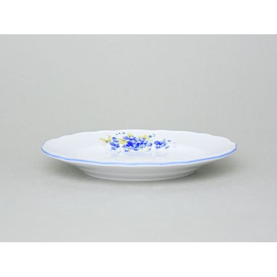 Plate dessert 19 cm, Forget-me-not, Cesky porcelan a.s.