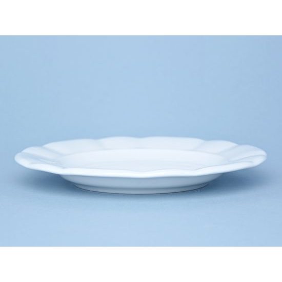 Talíř mělký 24 cm, Benedikt bílý, G. Benedikt 1882