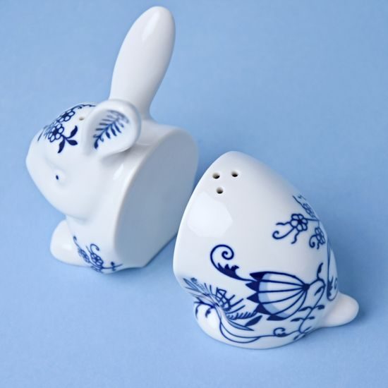 Blue Onion: Bunny - salt and pepper shakers 10 cm, Leander Loučky