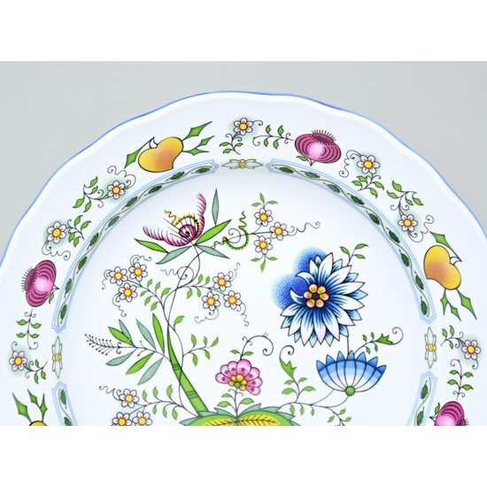 Plate deep 24 cm, COLOURED ONION PATTERN