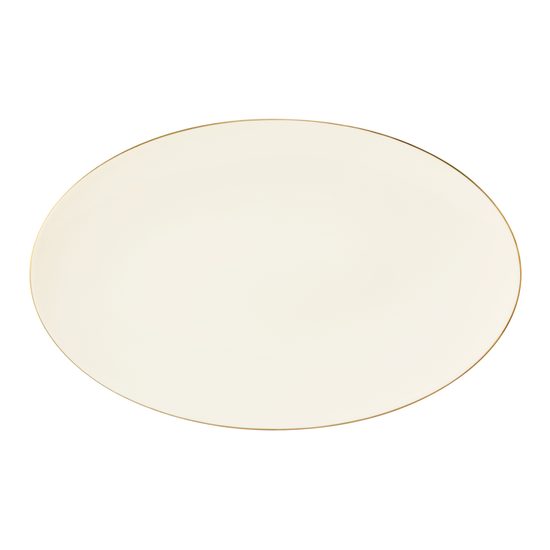 Platter oval 40x 25,5 cm, MEDINA zlato, Porcelán SELTMANN