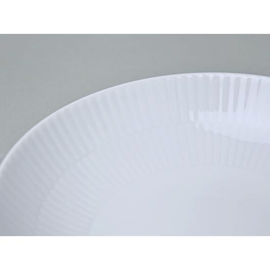 Talíř hluboký 21 cm, Amina bílá, porcelán Seltmann