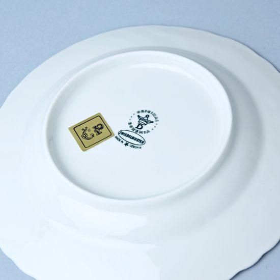 Plate embossed 18 cm, Original Blue Onion Pattern