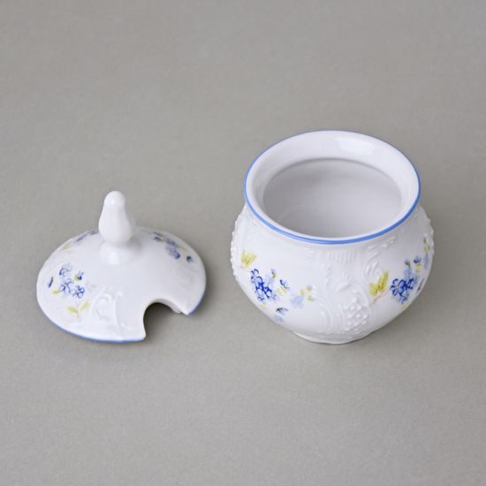 Hořčičník (malá cukřenka) 150 ml, Thun 1794, karlovarský porcelán, BERNADOTTE pomněnka