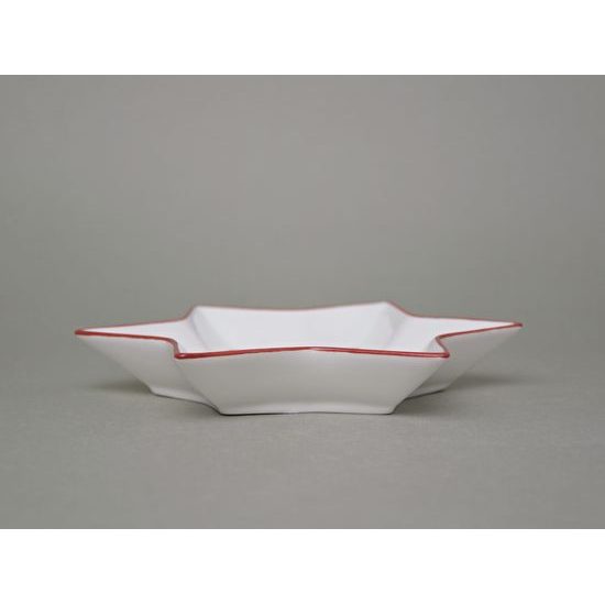 Mísa vanoční hvězda 21 x 21 cm, nový kostní porcelán, EGAN