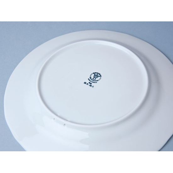 Talíř mělký 24 cm, Rak, (i na zeď), Cibulák, originální z Dubí