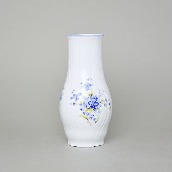 Váza 19 cm, Thun 1794, karlovarský porcelán, BERNADOTTE pomněnka