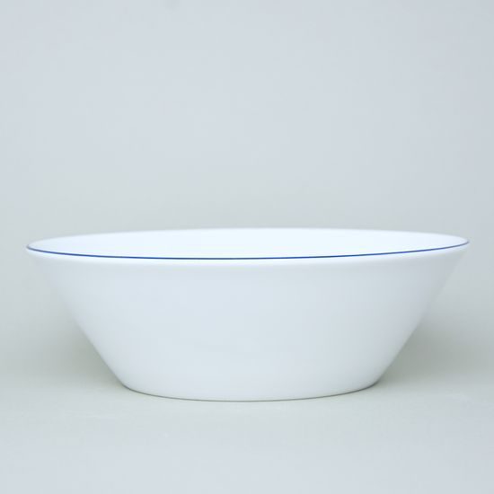 Mísa hluboká 24 cm, Thun 1794, karlovarský porcelán, TOM modrý