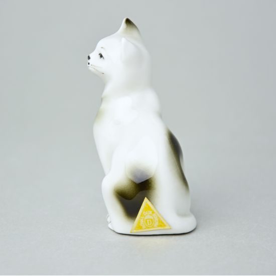 Kočička 8,3 x 4,5 x 4 cm, Luxor, Porcelánové figurky Duchcov