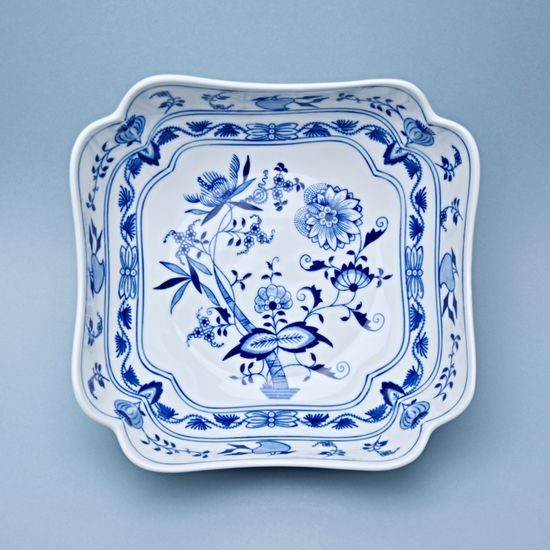 Mísa salátová čtyřhranná vysoká 24 cm, Cibulák, originální z Dubí