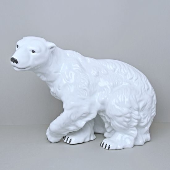Polar Bear 40 x 23,5 x 30, White, Royal Dux Bohemia