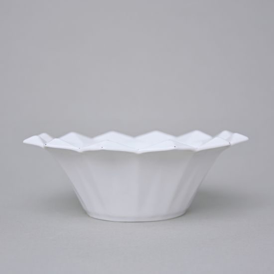 Bowl 16 cm Diamond white, Sunflower, Goldfinger porcelain