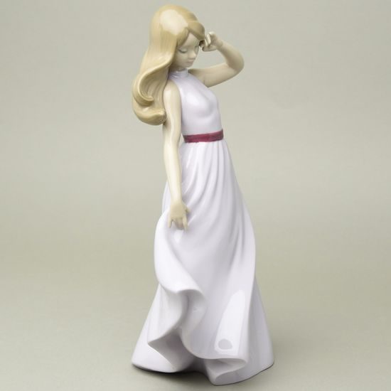 Malá dáma 30 x 17 cm, NAO porcelánové figurky