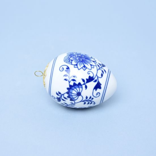 Eastern Egg 5,6 x 7,5 cm, Original Blue Onion Pattern