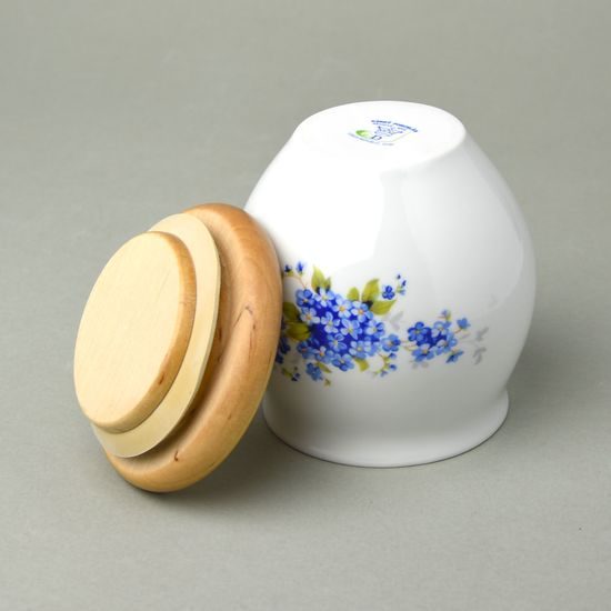 Jar Baňák 10,4 cm CUKR (sugar), 0,4 l, Forget-me-not, Český porcelán a.s.