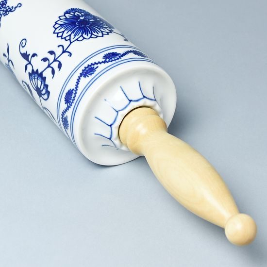 Rolling pin 45 cm, Original Blue Onion Pattern
