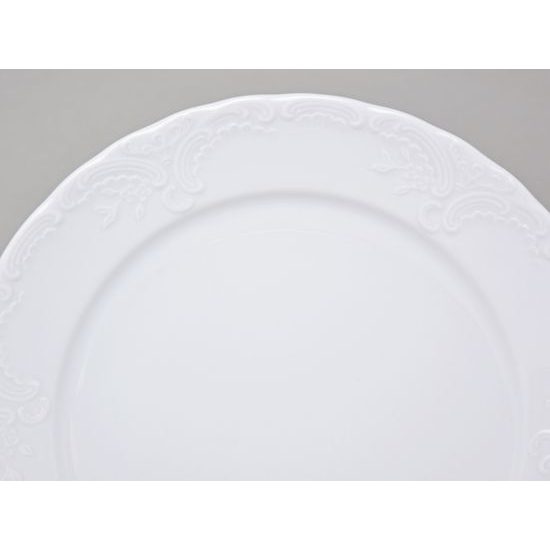 Plate dining 26 cm, Opera white, Cesky porcelan a.s.