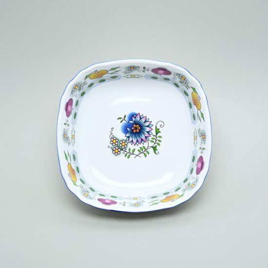 Mísa salátová čtyřhranná italská 19 cm, BAREVNÝ CIBULÁK