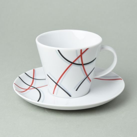 TOM 30055: Šálek 220 ml + podšálek 160 mm, Thun 1794, karlovarský porcelán