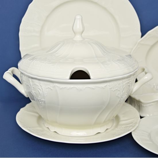 Víko k míse polévkové 2,5 l, Thun 1794, karlovarský porcelán, BERNADOTTE ivory