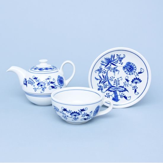 Tea for one set / Blue Onion pattern, Original Blue Onion Pattern