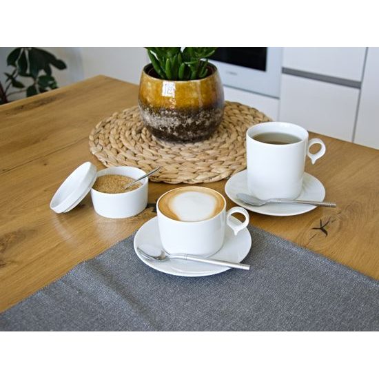 RESET, Podšálek 15 cm (Espresso, Cappuccino, Tea), design Tomáš Vrána, Český porcelán a.s.