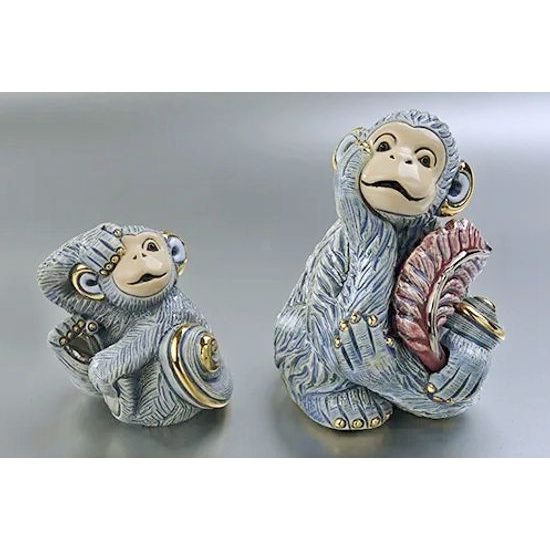 De Rosa - Baby Monkey, 6 x 5 x 8 cm, Ceramic figure, De Rosa Montevideo