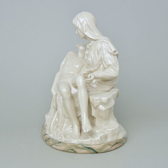 Pieta, 16,8 x 24,9 x 27,4 cm, Luxor, Porcelánové figurky Duchcov