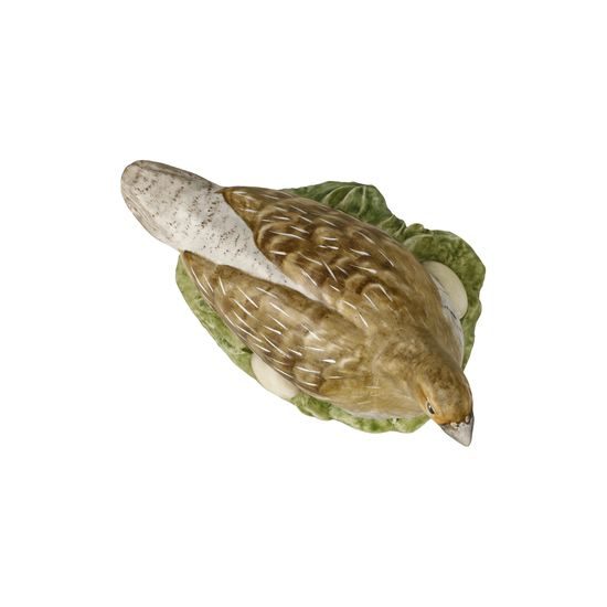 Figurka koroptev 11 / 6,5 / 6,5 cm, biskvitový porcelán, pták roku 2026, Goebel