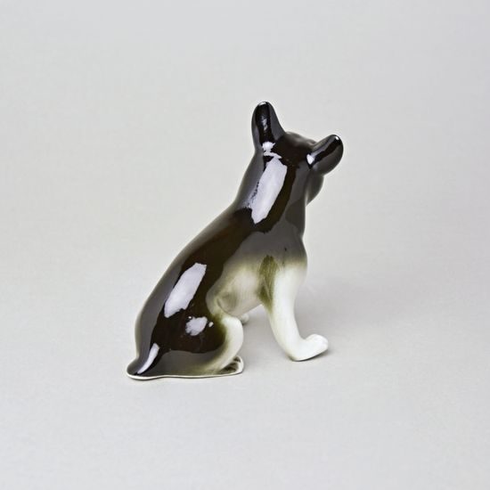 Buldok 13 x 7,5 x 12 cm, Luxor, Porcelánové figurky Duchcov, 2.j.