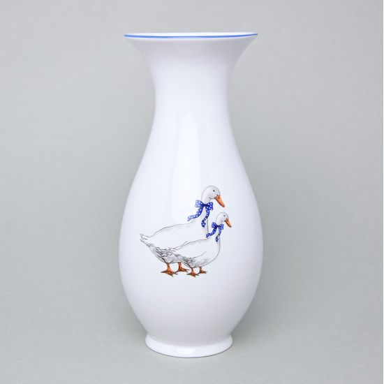 Váza 1210/3 25,5 cm, Český porcelán a.s., husy