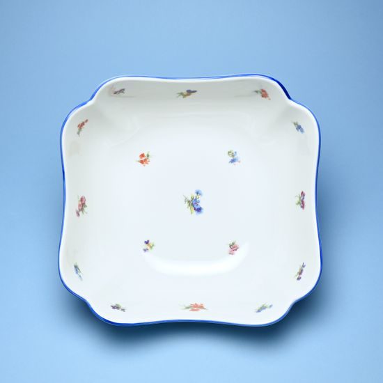 Bowl square 21 cm, Hazenka blue line, Cesky porcelan a.s.