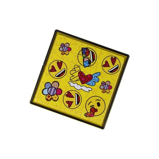 Tea tin Romero Britto - Summer Feelings, 7,50 / 7,50 / 11 cm, Goebel