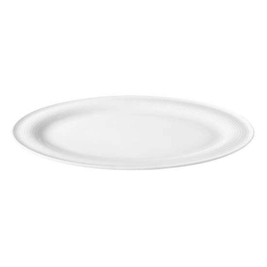 Platter oval 31 x 24 cm, Beat white, Seltmann Porcelain