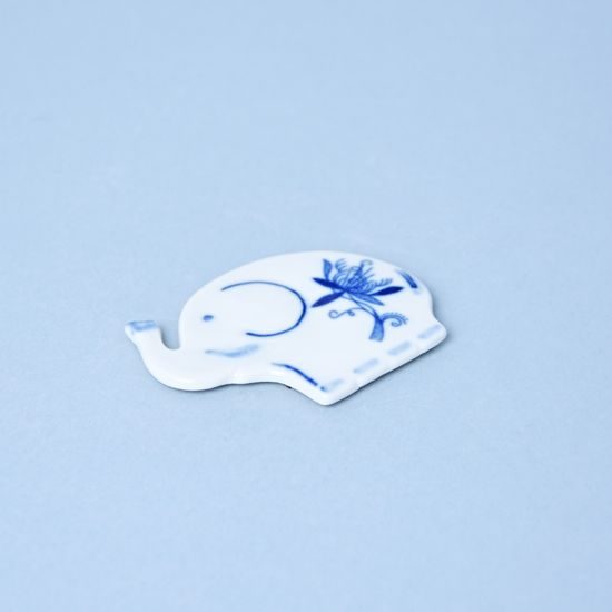 Magnet Elephant 4,3 cm, Original Blue Onion Pattern