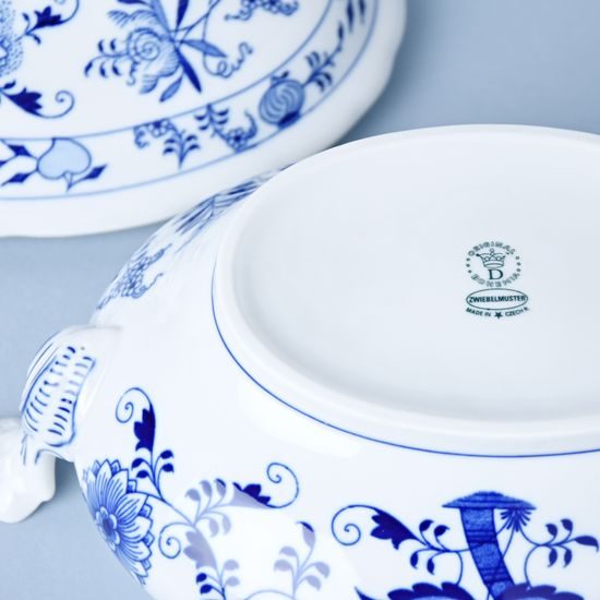 Vegetable (soup) bowl 1,5 l, Original Blue Onion Pattern - Cibulák (Blue  Onion pattern) - Soup tureens, vegetable bowls - Original Blue Onion  Pattern, by Manufacturers or popular decors - Dumporcelanu.cz -